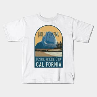 Half Dome Yosemite Decal Kids T-Shirt